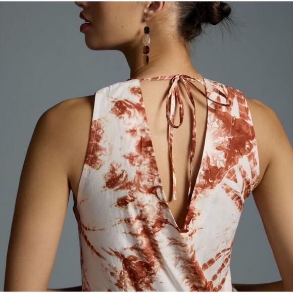 Anthropologie S/W/F V-Neck Maxi Dress Size Medium - Picture 3 of 14